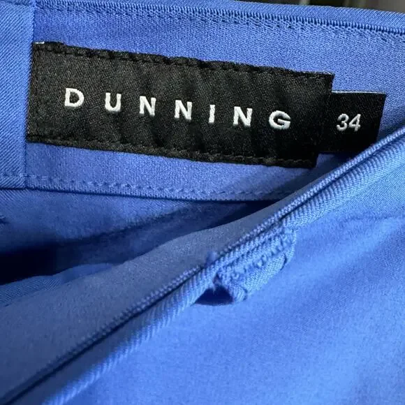 Dunning Golf Providence Performance 8.5"Short Blue Stretch Men's 34 - Picture 6 of 8